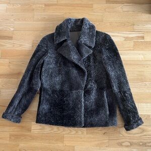 Theory fur coat p xs